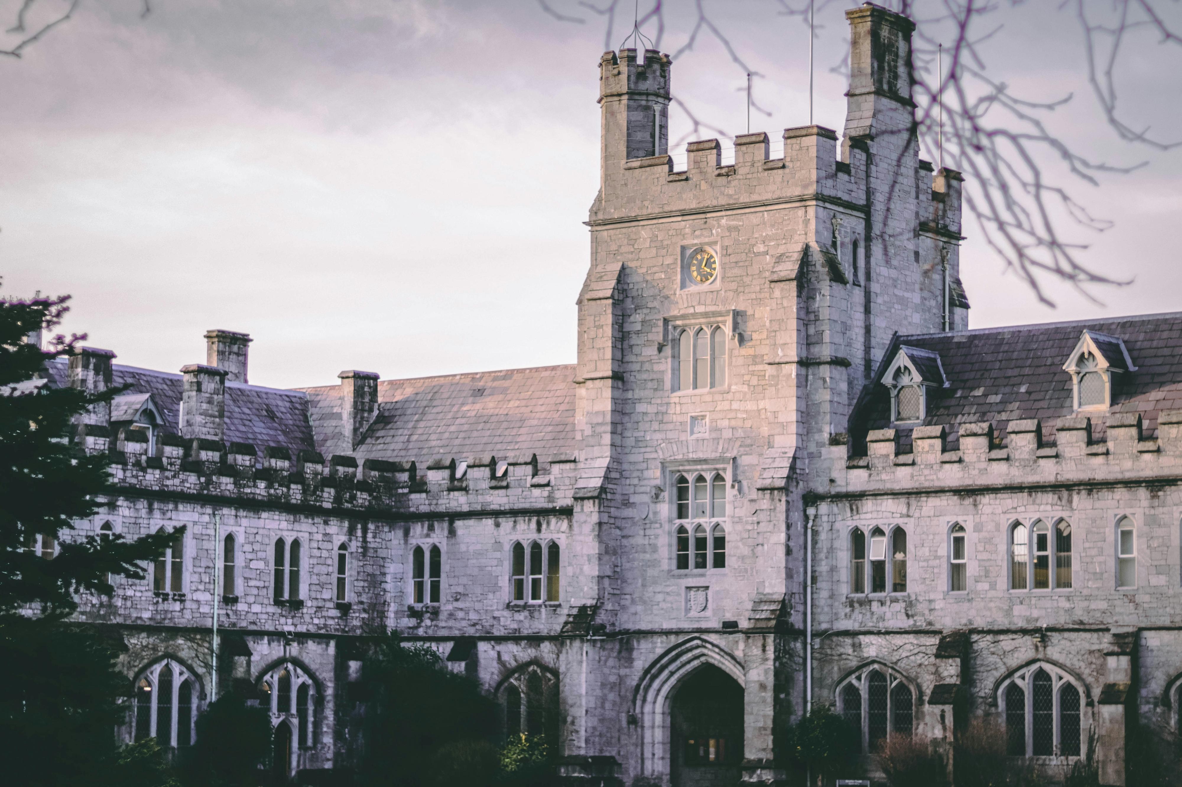 A historic building on University College Cork’s campus