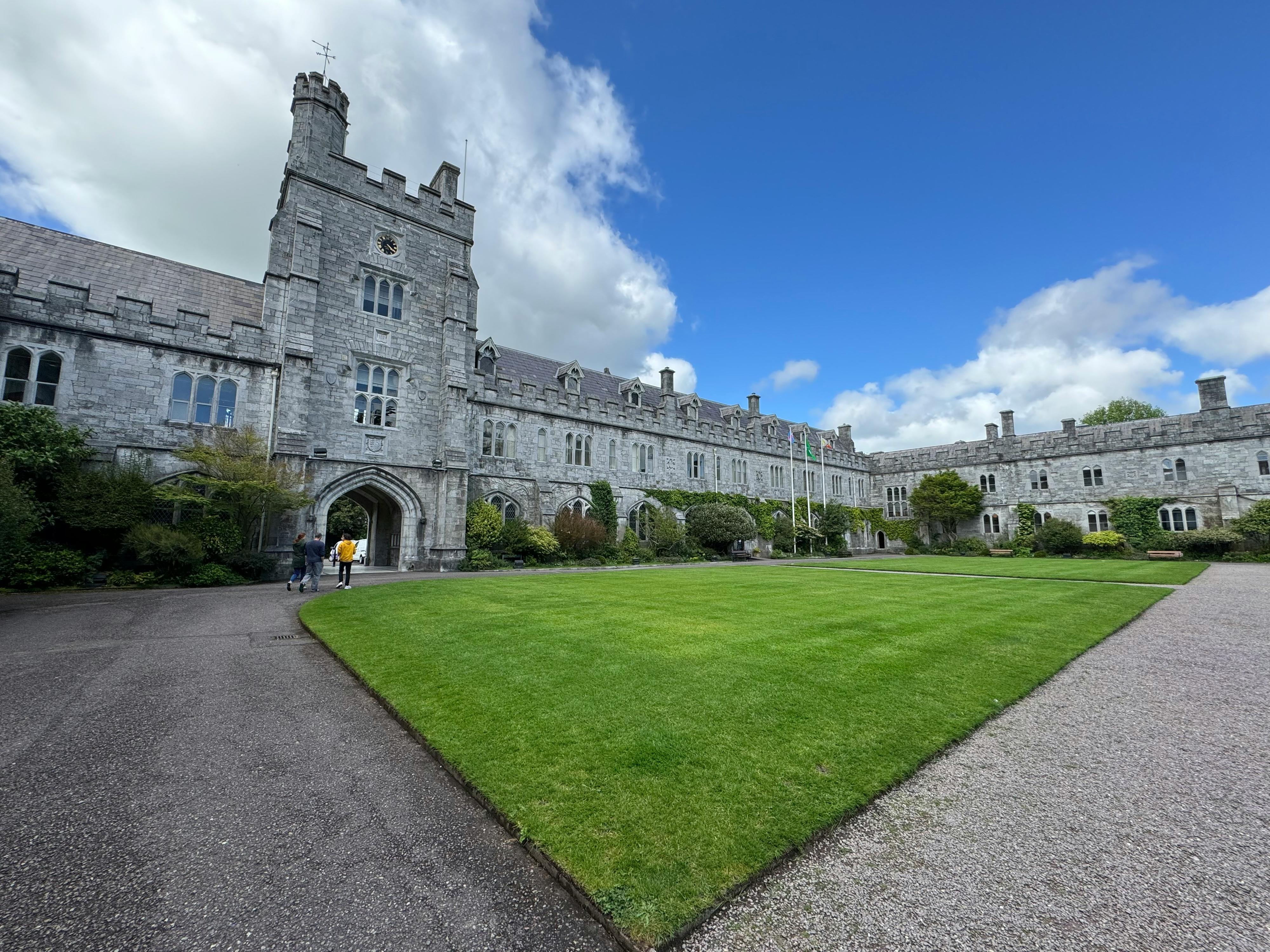 The grounds of University College Cork’s campus.