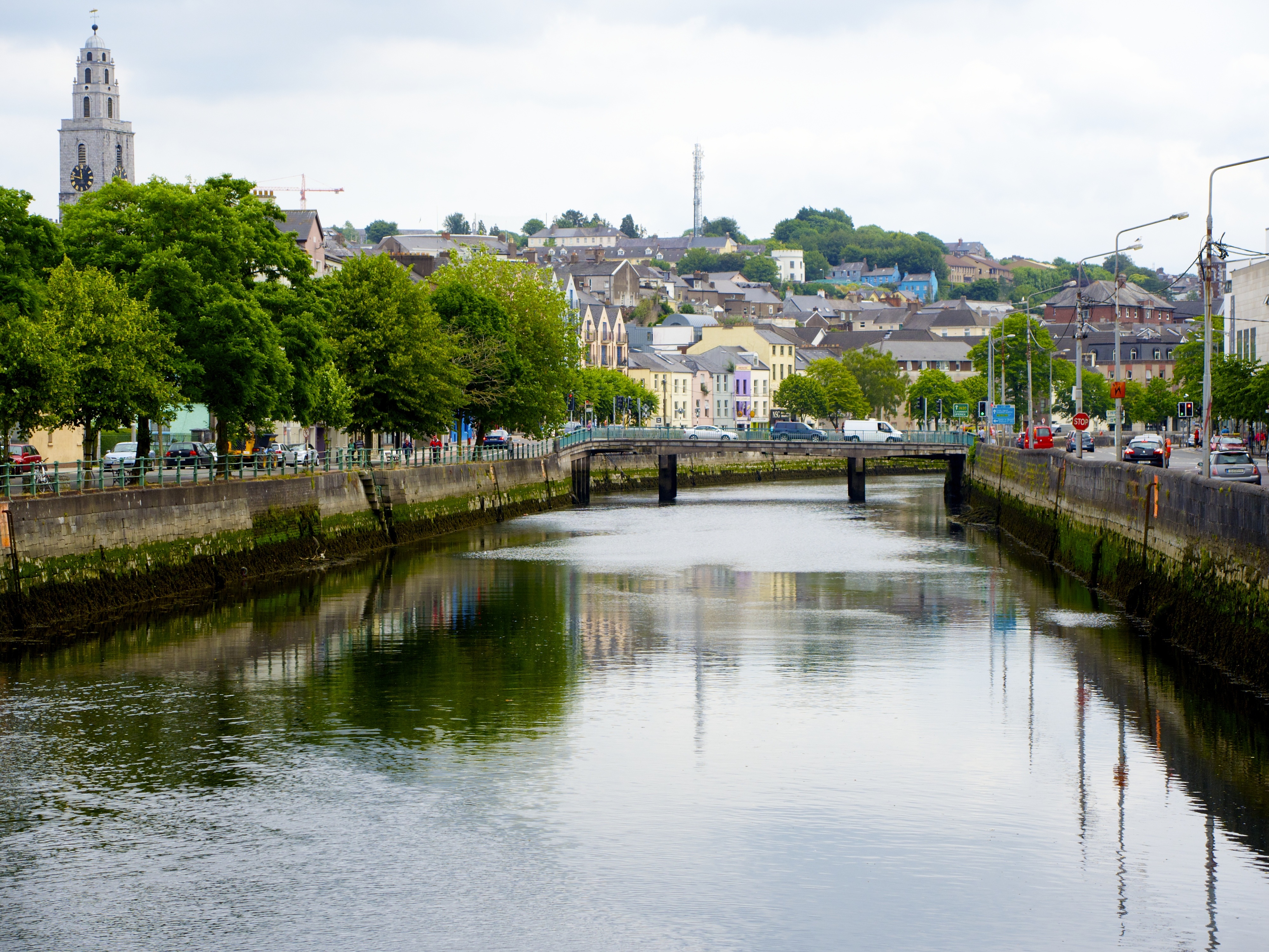 View of Griffith Bridge in Cork City.