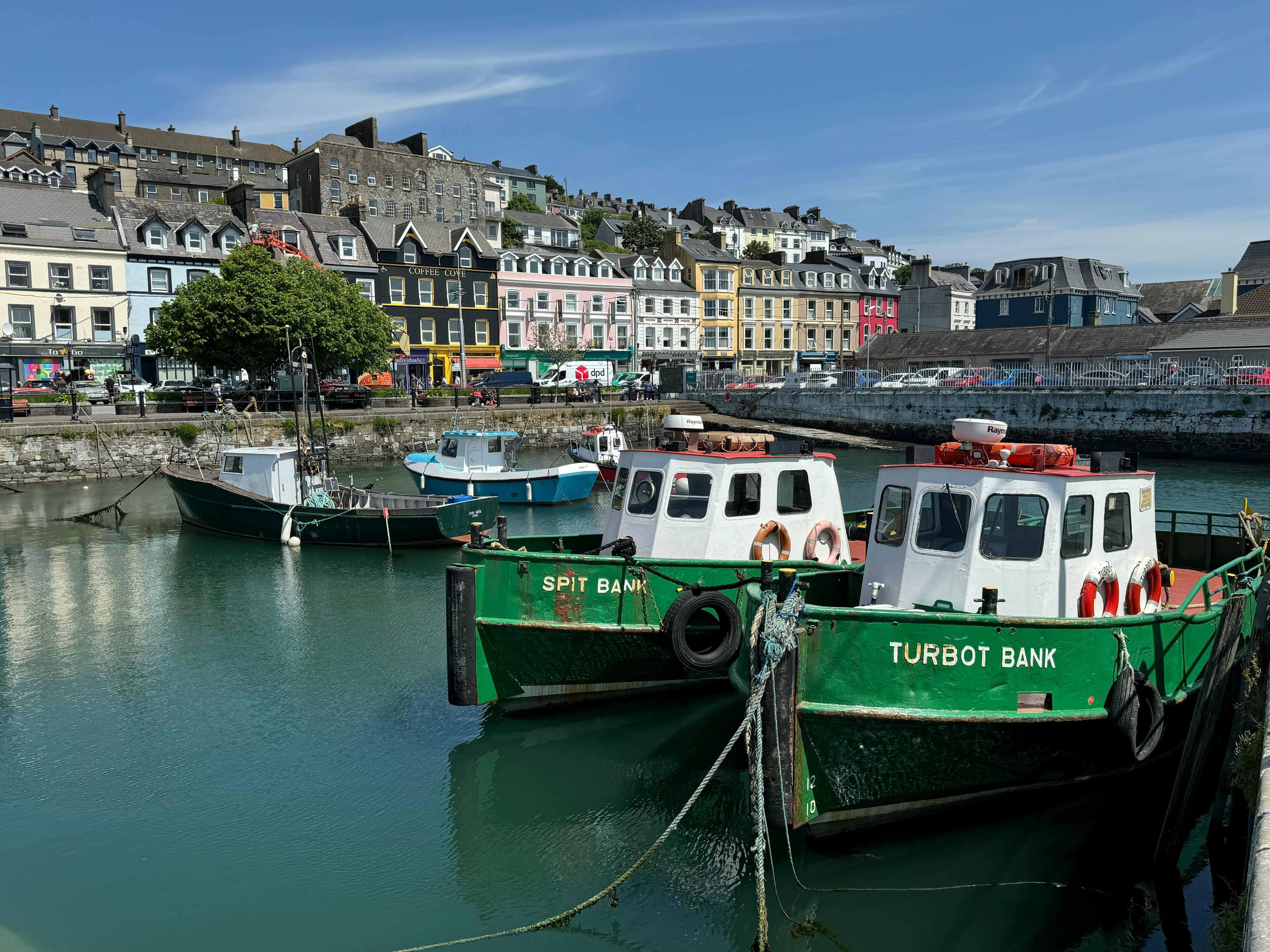 The waterfront in Cobh.