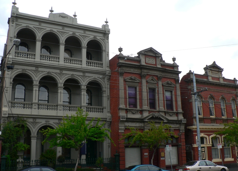 Historic buildings on Fitzroy's Brunswick Street