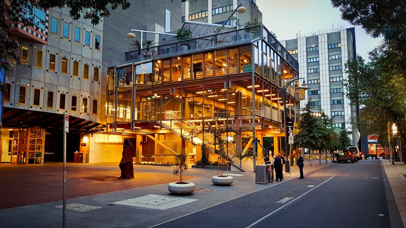 The Garden Building at RMIT University's main campus