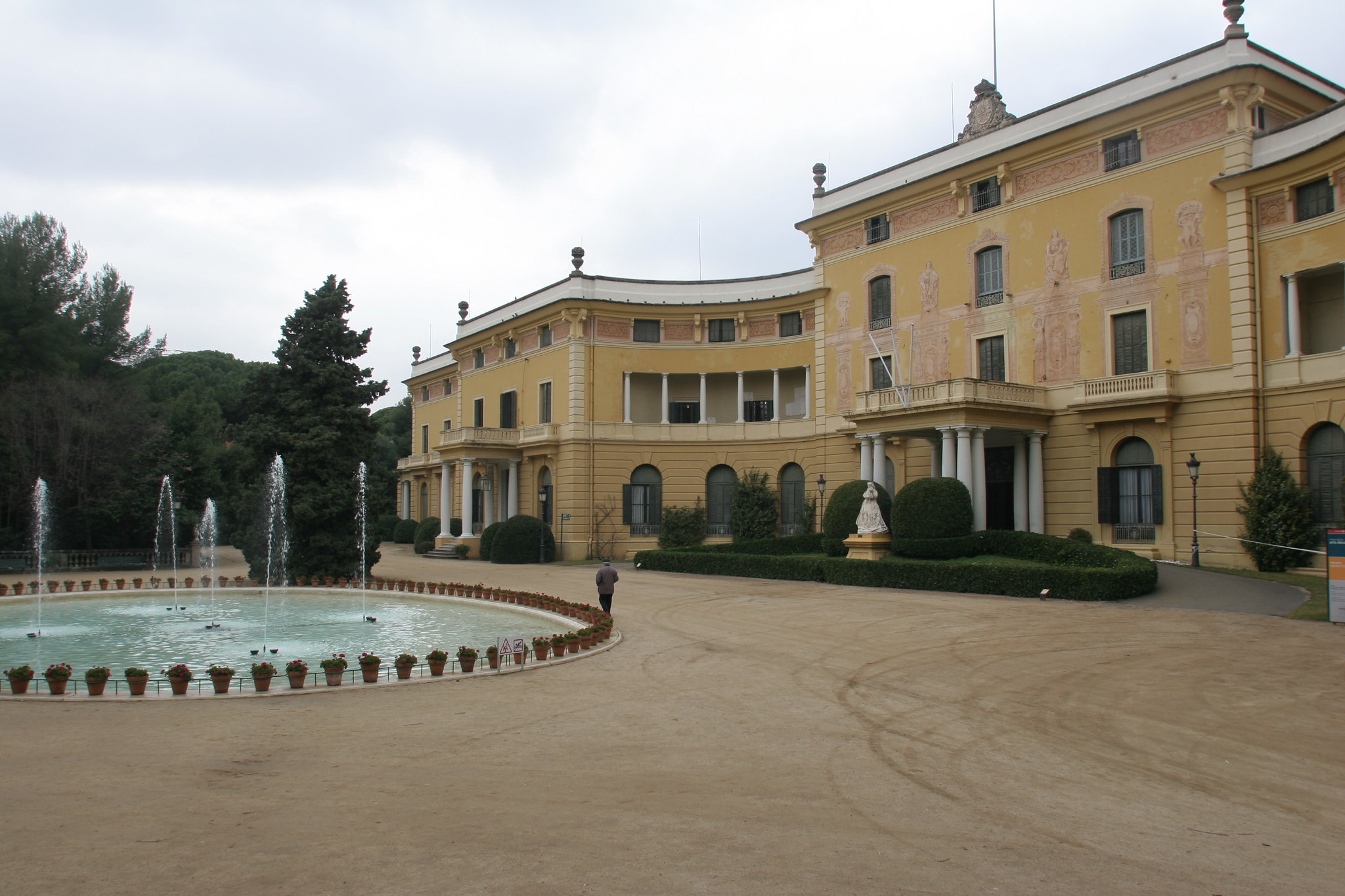 The Royal Palace of Pedralbes in Barcelona’s Pedralbes neighbourhood.