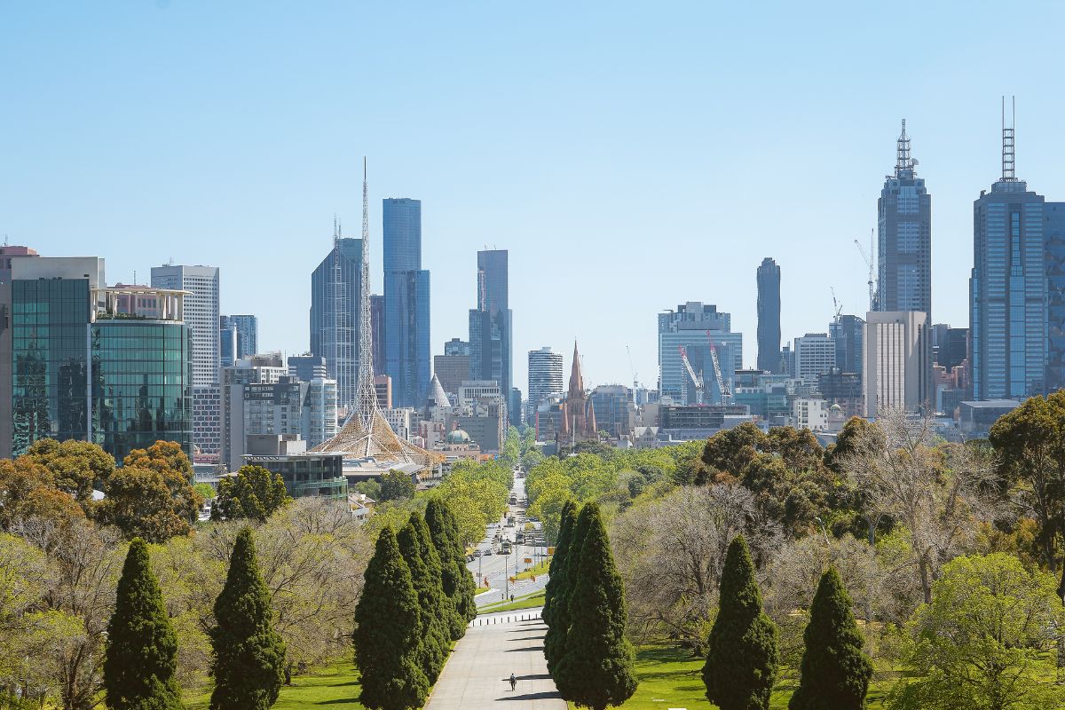 The Melbourne skyline