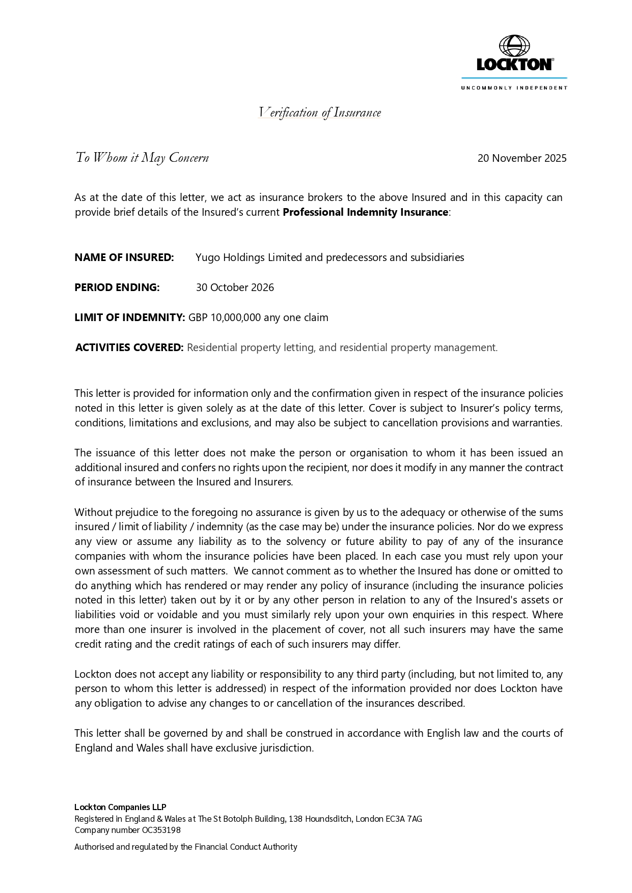 Yugo Holdings 2025 - PI TWIMC - GBP 10M 20.11_page-0001