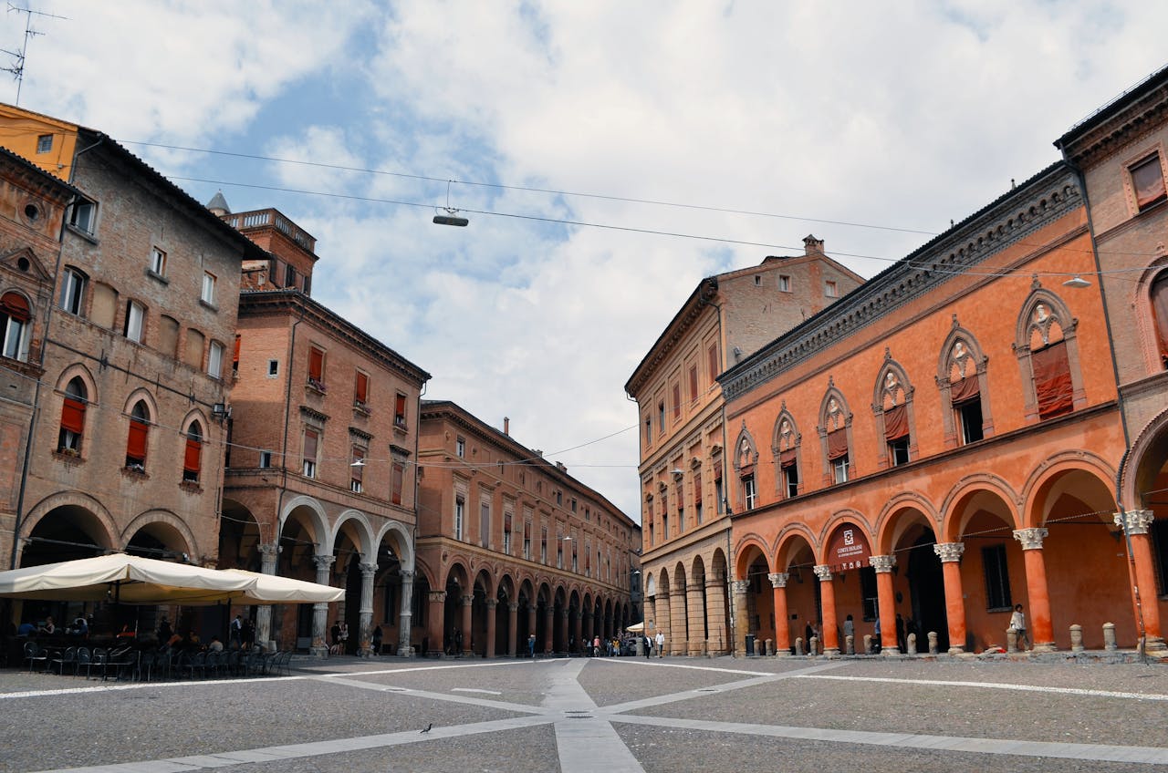 Zentrum von Bologna
