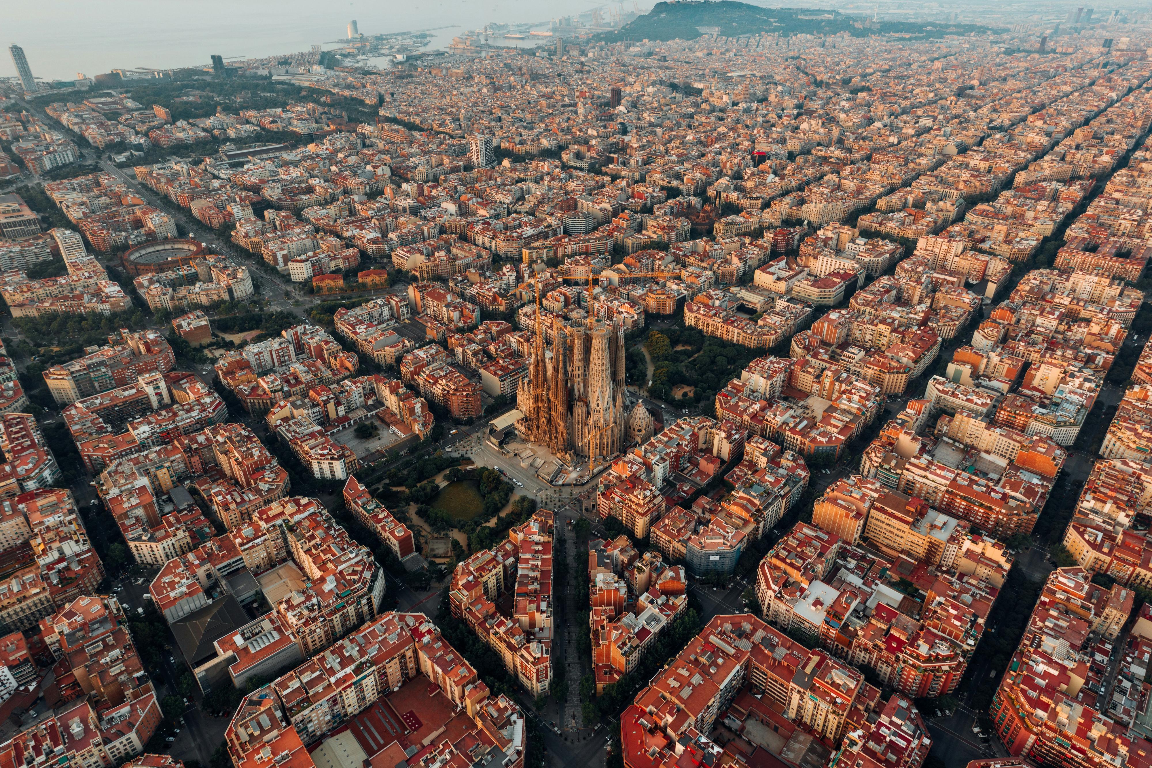 Barcelona skyline