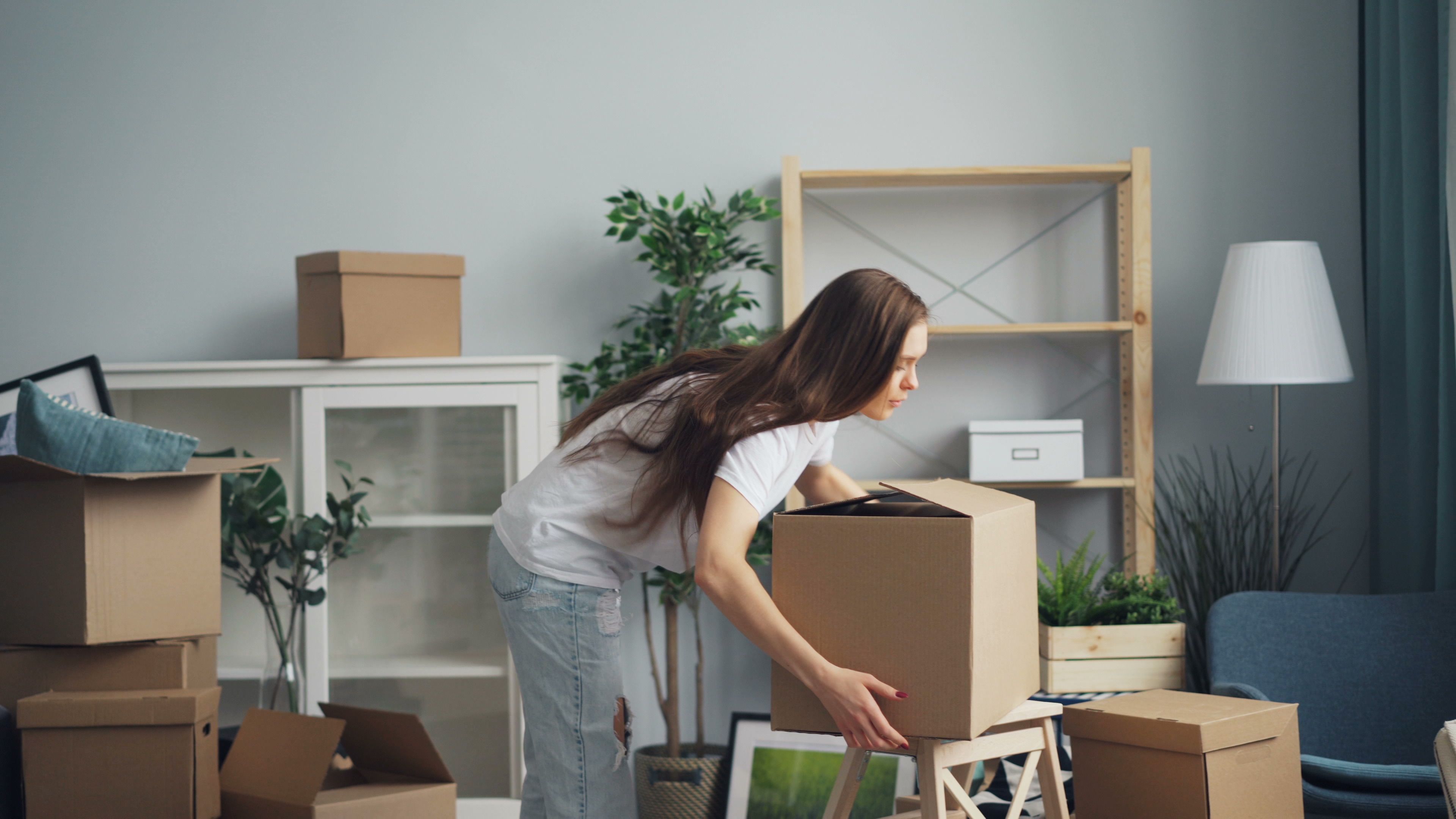 Student moving into a new apartment near the University of Minnesota. 